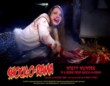 Misty Mundae in a scene from the motion picture SHOCK-O-RAMA (2006) Produced by Michael Raso Directed by Brett Piper