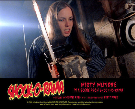 Misty Mundae in a scene from the motion picture SHOCK-O-RAMA(2006) Produced by Michael Raso Directed by Brett Piper