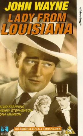 John Wayne and Ona Munson in Lady from Louisiana (1941)