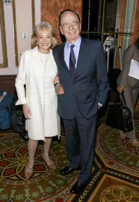 Rupert Murdoch and Barbara Walters