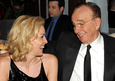 Sharon Stone and Rupert Murdoch