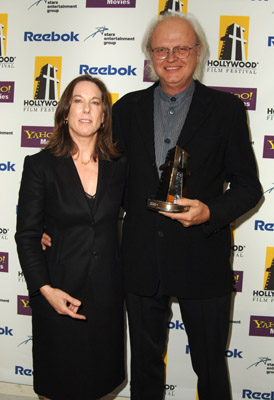 Kathleen Kennedy and Dennis Muren