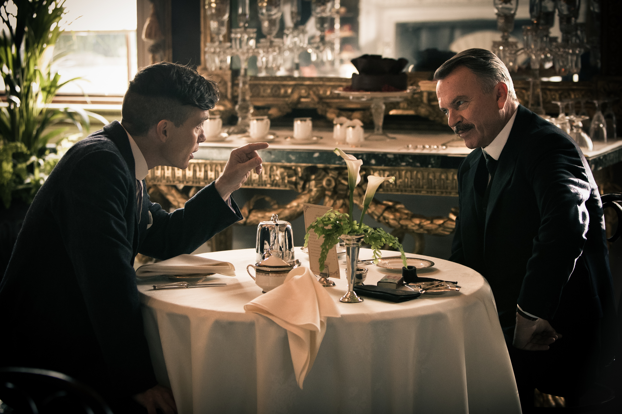 Still of Sam Neill and Cillian Murphy in Peaky Blinders (2013)