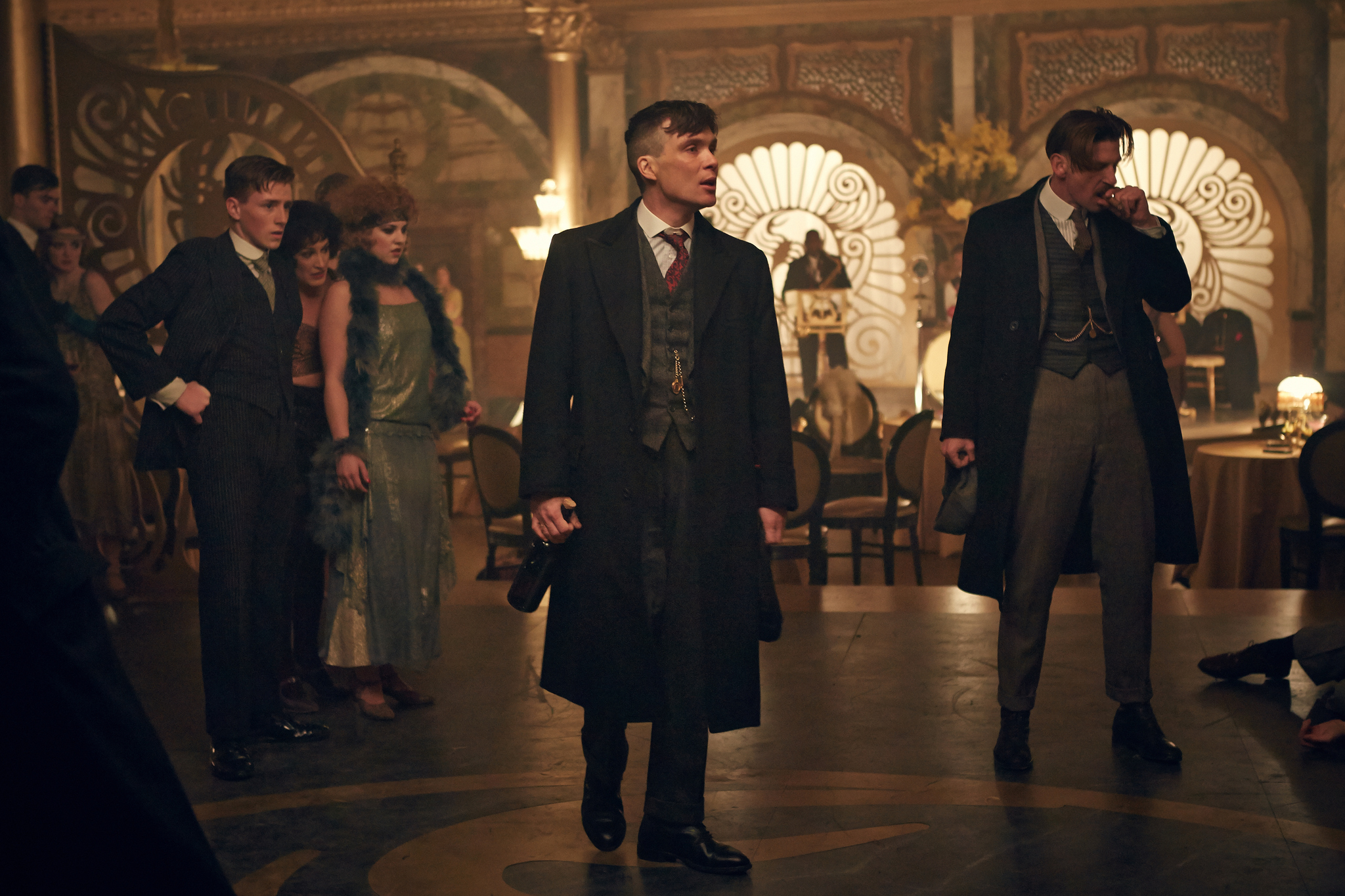 Still of Cillian Murphy, Noah Taylor and Paul Anderson in Peaky Blinders (2013)