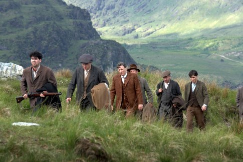 Still of Roger Allam, Cillian Murphy, Máirtín de Cógáin, Shane Nott and Martin Lucey in Vejas, siubuojantis miezius (2006)