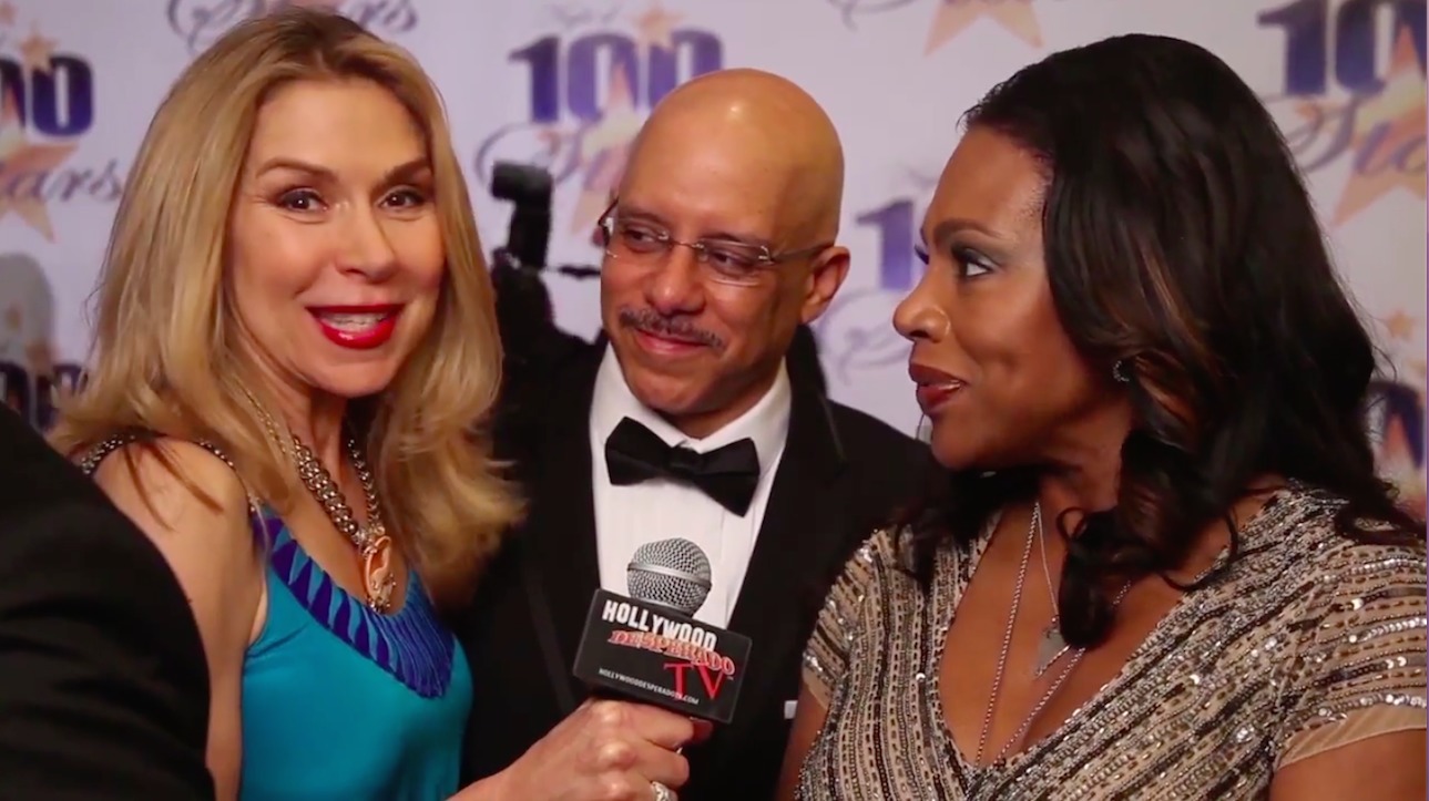 Jacqueline Murphy Interviewing Sheryl Lee Ralph & husband Vincent -Oscars 2014 @ Night of 100 Stars