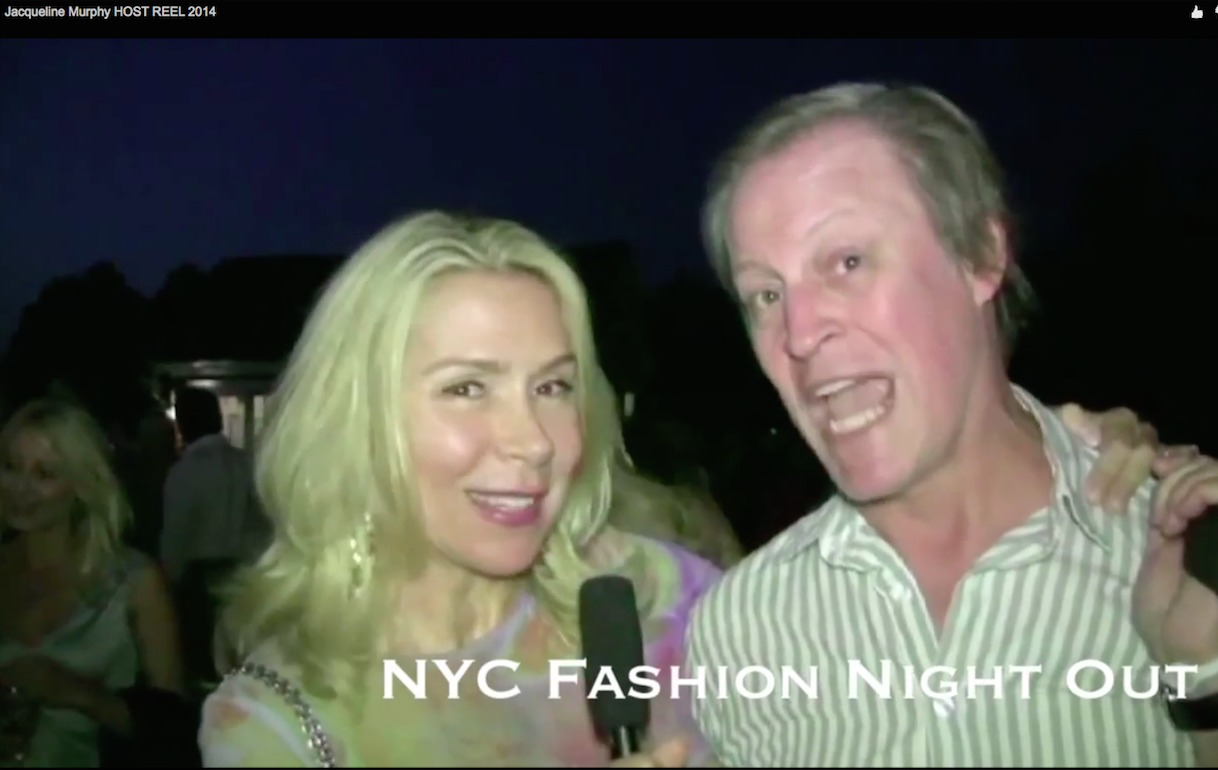 Jacqueline Murphy Interviewing Patrick McMullan top NY Photographer @ Fashion Night Out