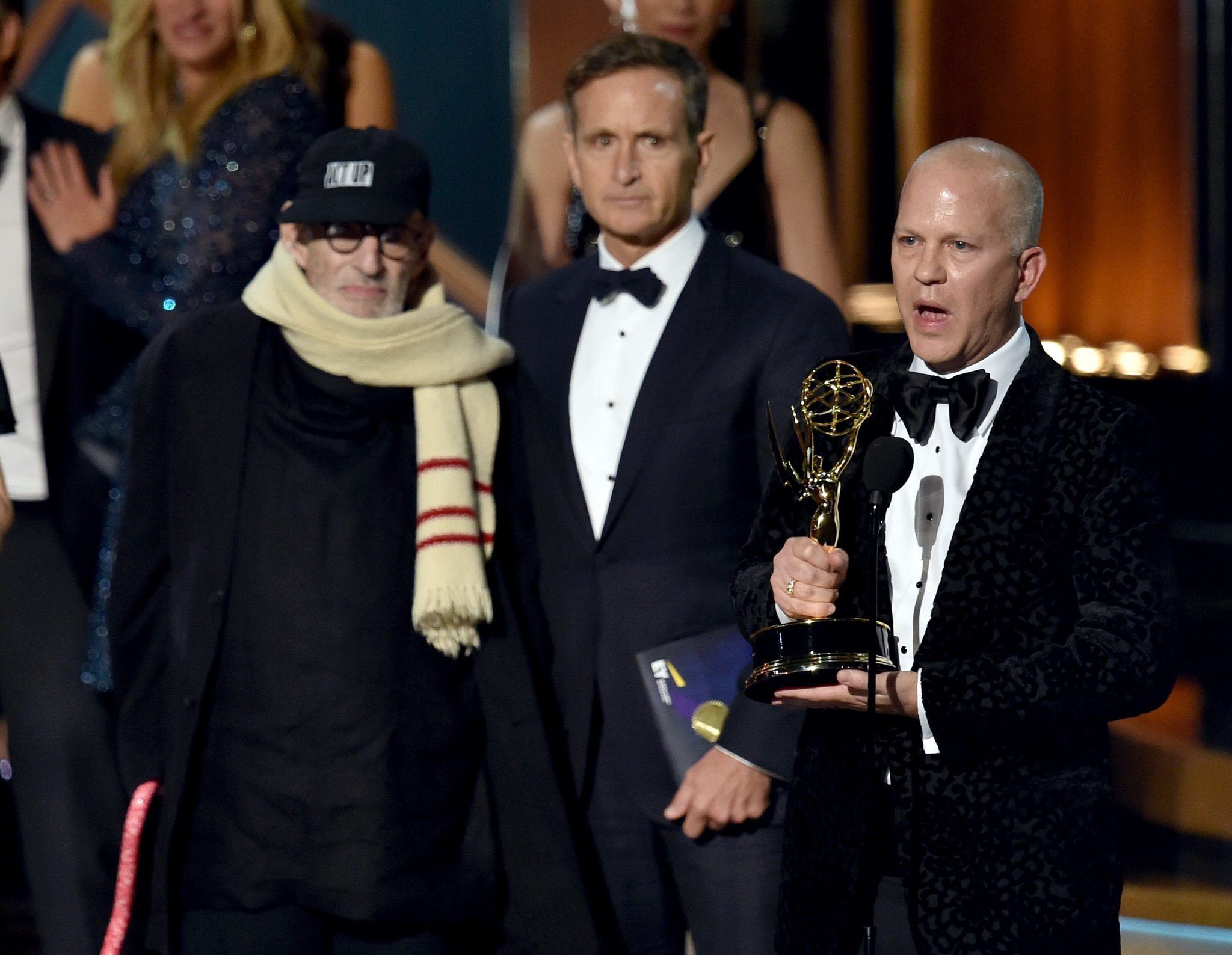 Larry Kramer and Ryan Murphy at event of The 66th Primetime Emmy Awards (2014)