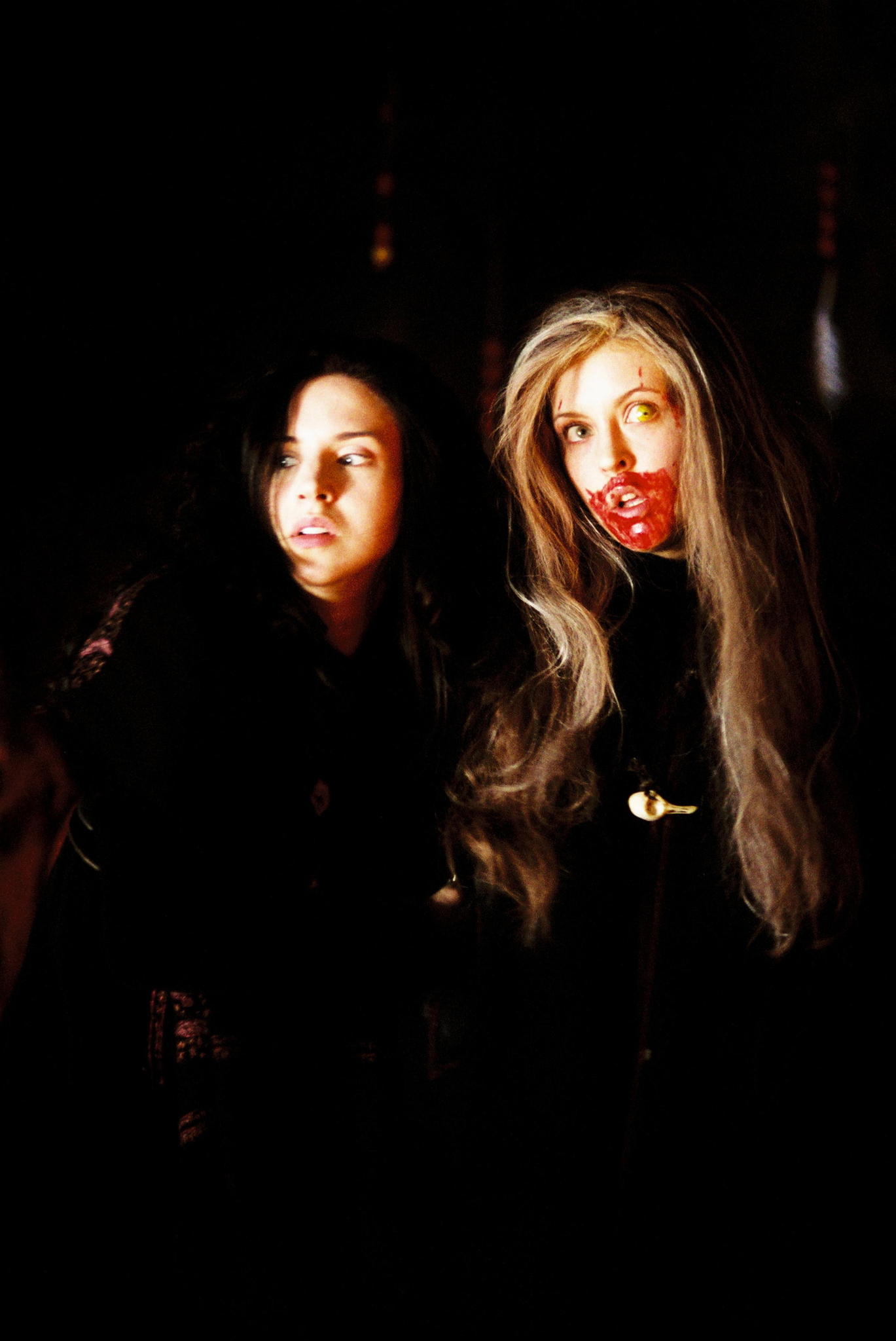 Still of Katharine Isabelle and Emily Perkins in Ginger Snaps Back: The Beginning (2004)