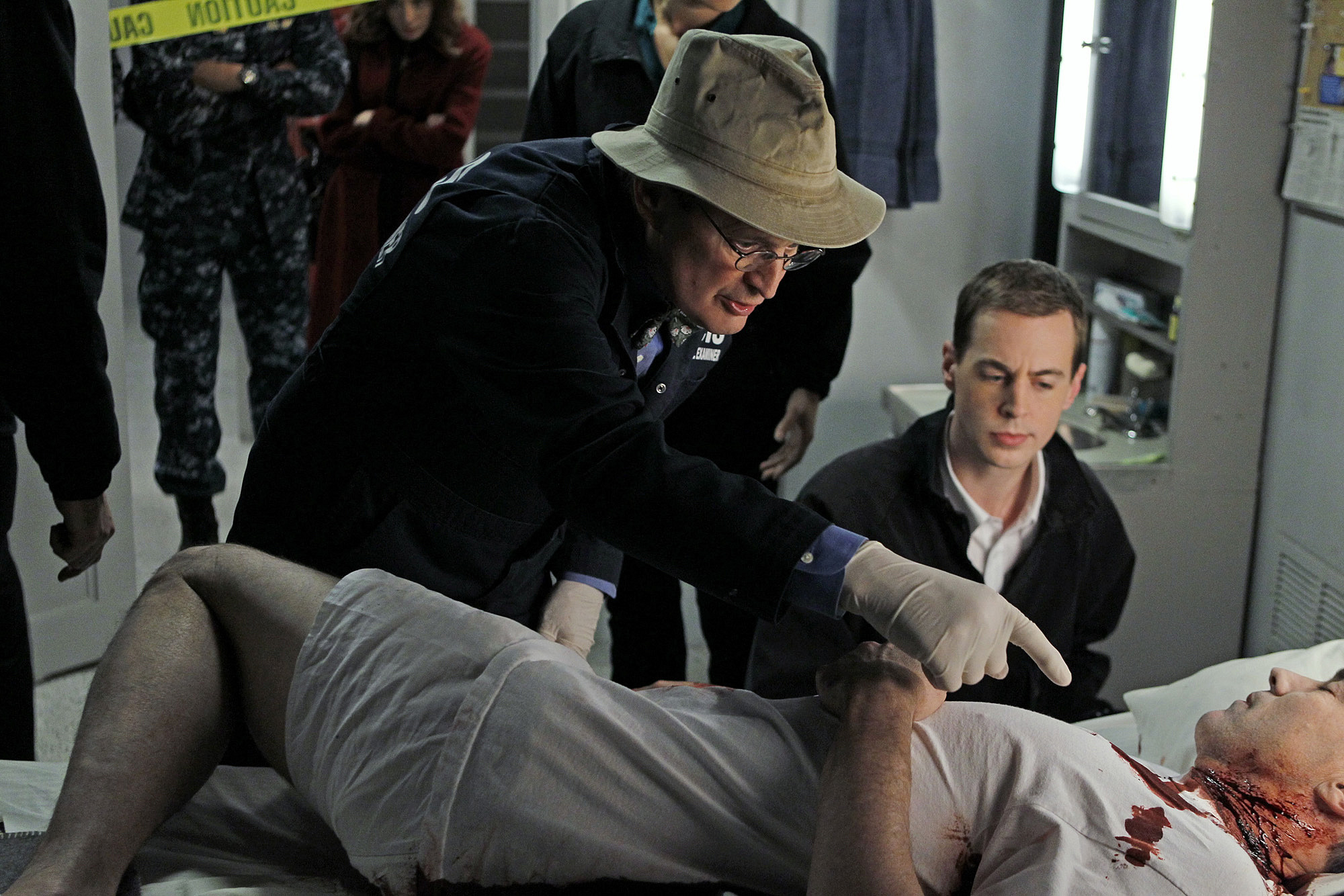 Still of David McCallum and Sean Murray in NCIS: Naval Criminal Investigative Service (2003)