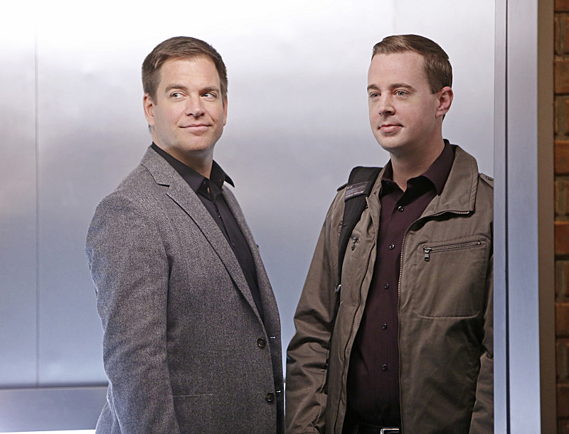 Still of Sean Murray and Michael Weatherly in NCIS: Naval Criminal Investigative Service (2003)