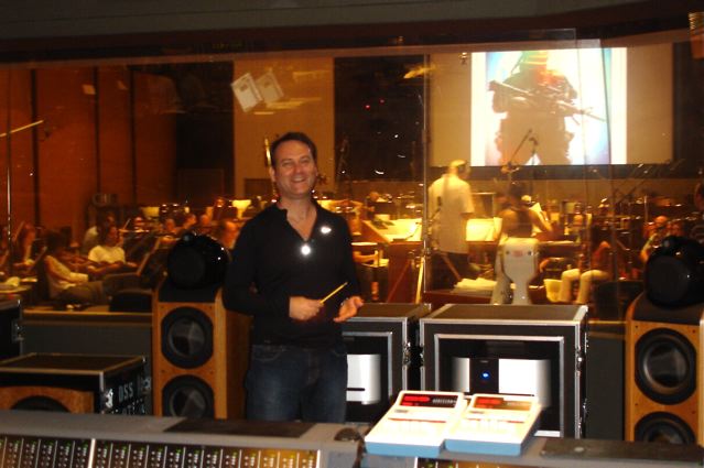 Black Ops sessions. Sean Murray in the booth at Warner Bros Eastwood Scoring Stage