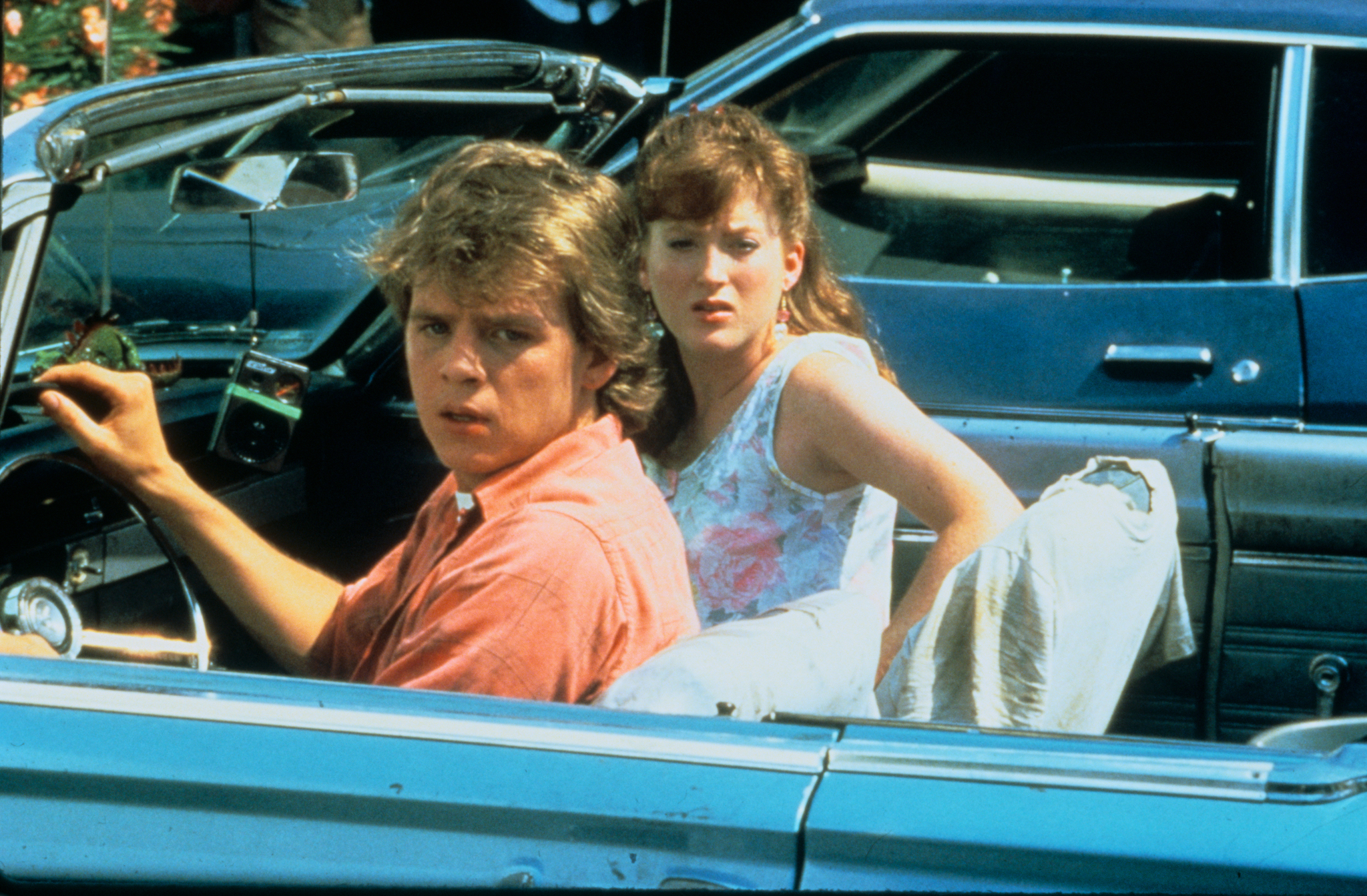 Still of Kim Myers and Mark Patton in A Nightmare on Elm Street Part 2: Freddy's Revenge (1985)