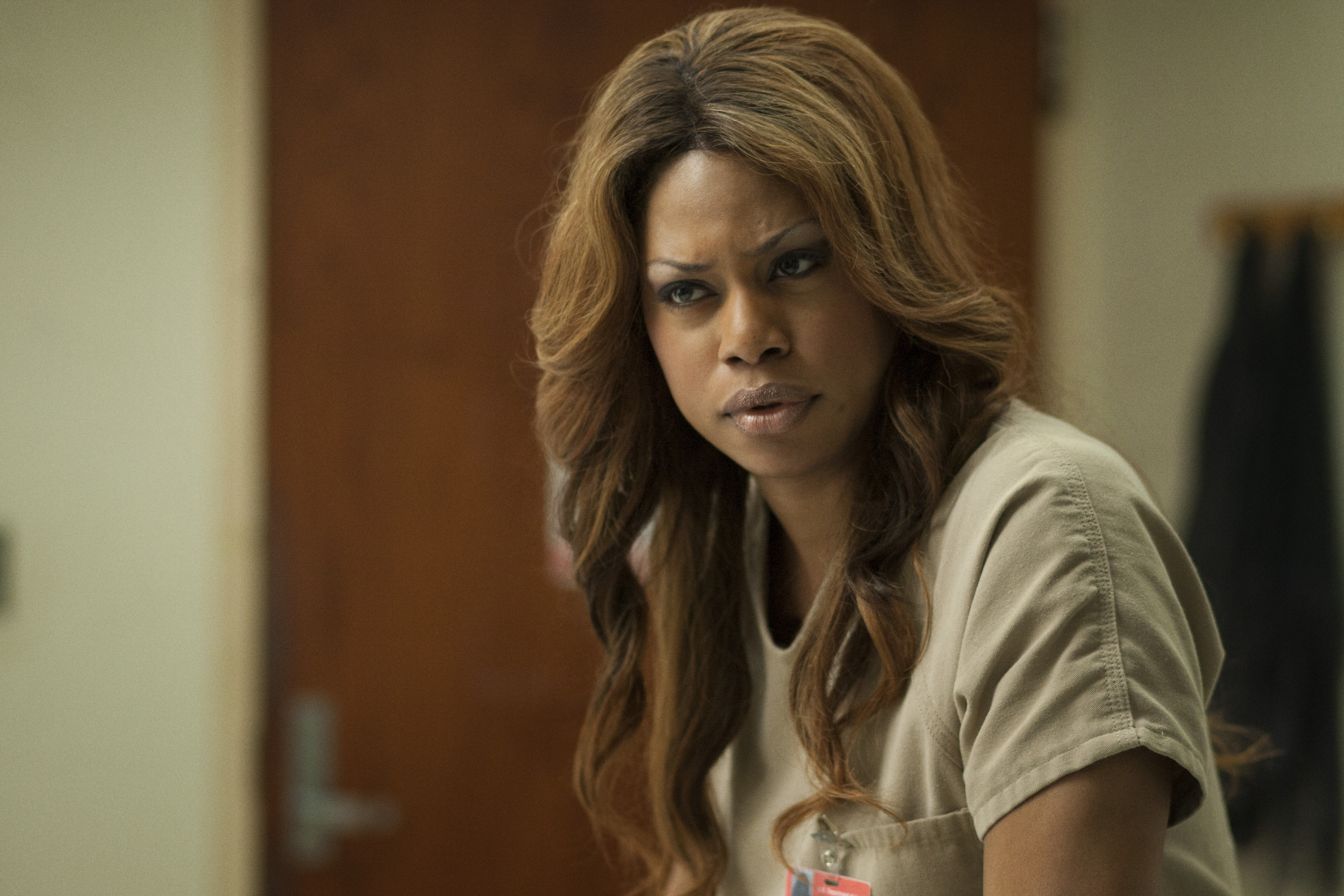 Still of Arden Myrin and Laverne Cox in Orange Is the New Black (2013)