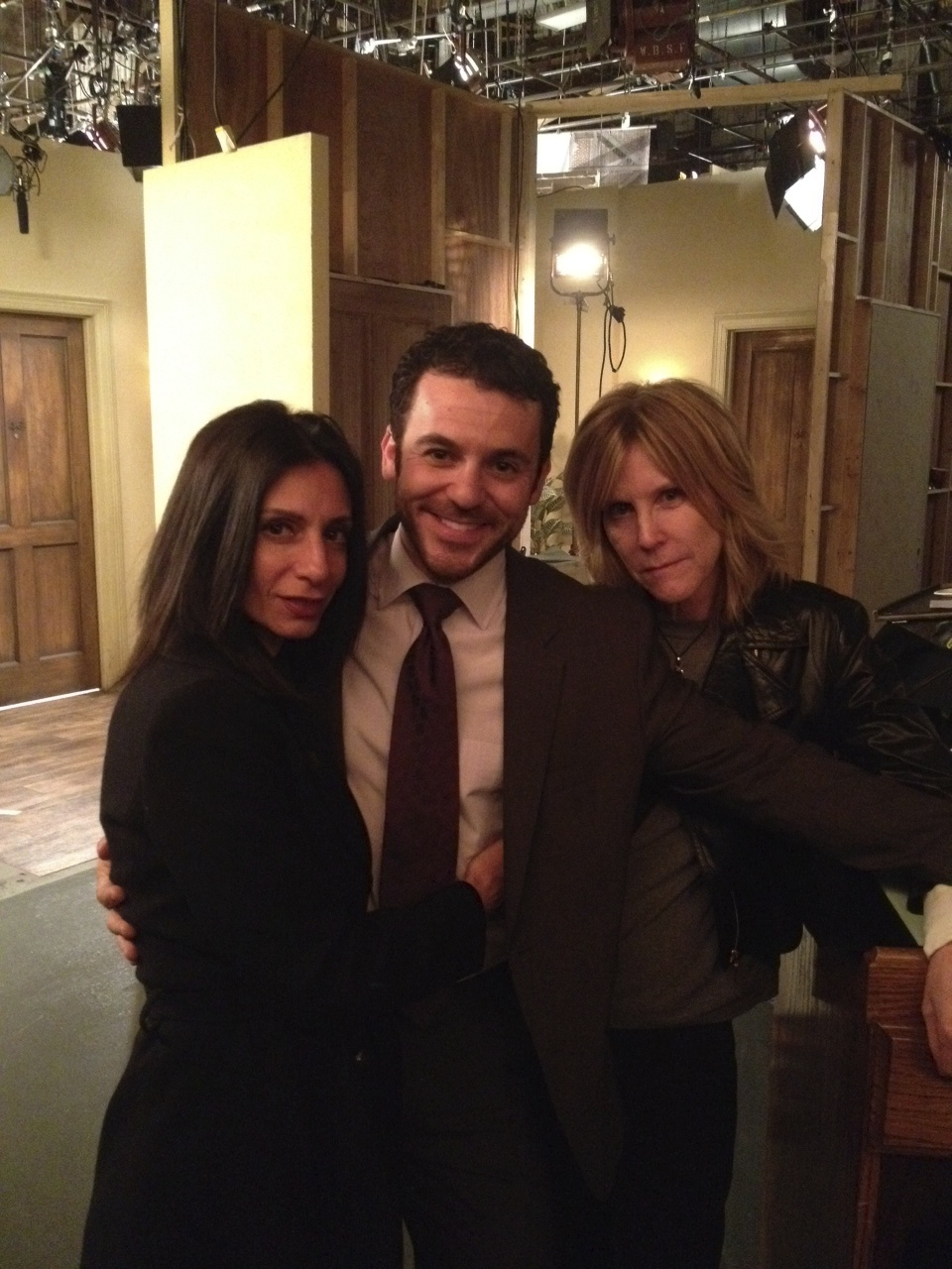 Michelle Nader with Fred Savage and Jhoni Marchinko