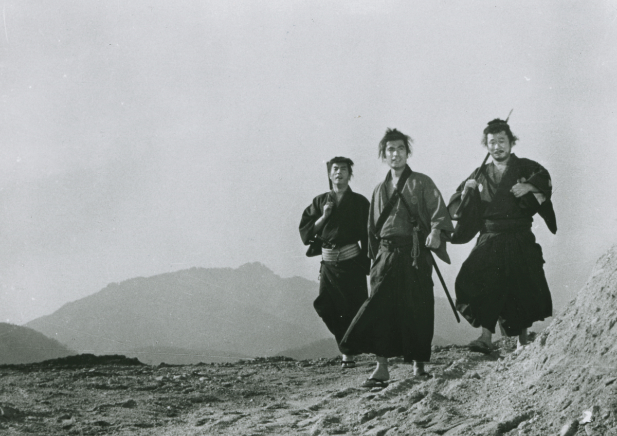 Still of Mikijirô Hira, Isamu Nagato and Tetsurô Tanba in Sanbiki no samurai (1964)