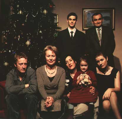 Home for Christmas.Colin O'Donoghue,Martin Murphy,David Wilmot,Dearbhla Molloy,Maria Doyle Kennedy,Isabella Devine and Emily Nagle