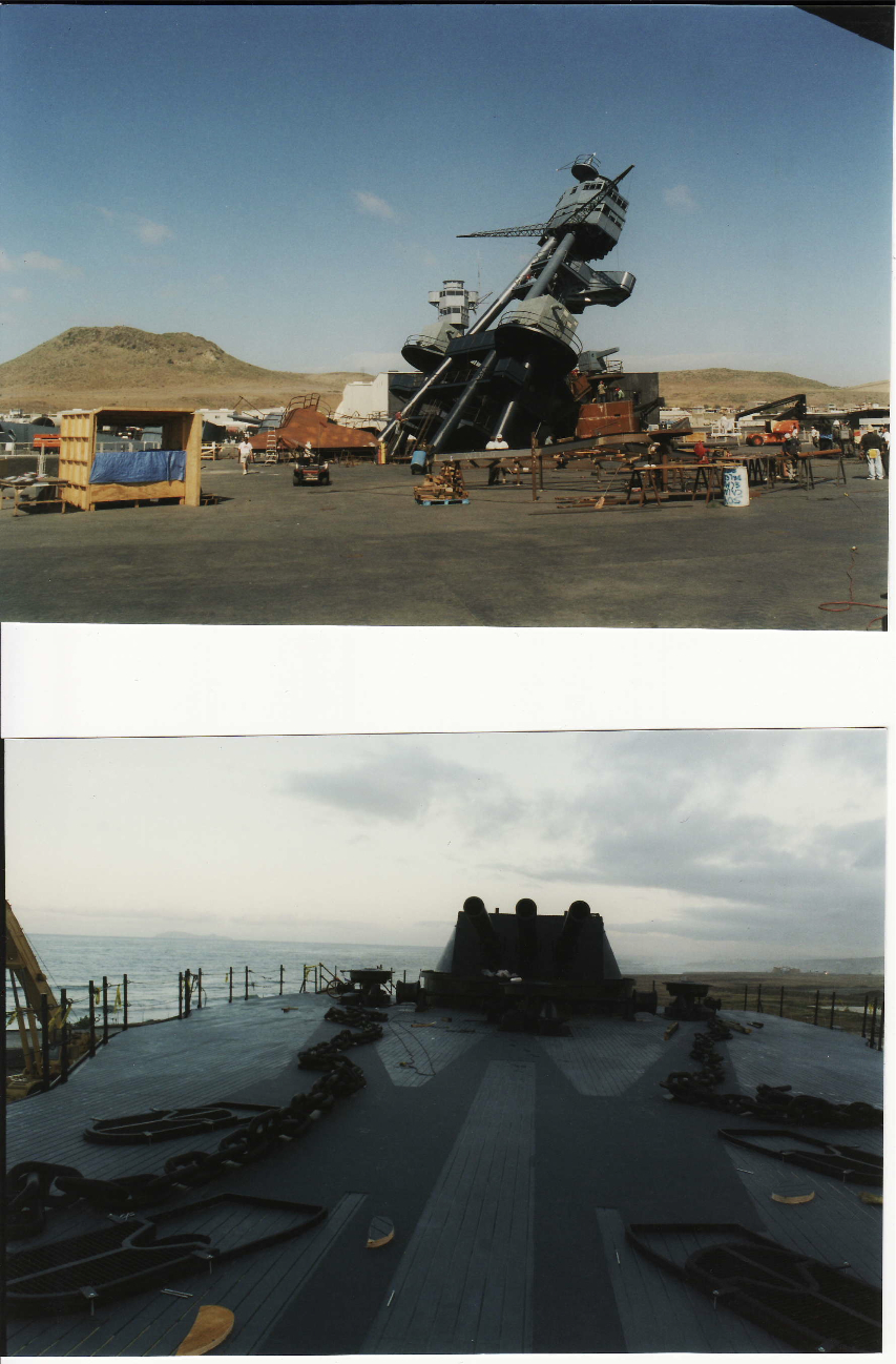 Pearl Harbor for Disney Productions down at the Fox studios water tank facility in Baja Mexico