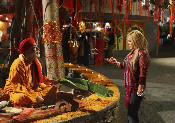 Still of Sabrina Bryan and Vinod Nagpal in The Cheetah Girls: One World (2008)