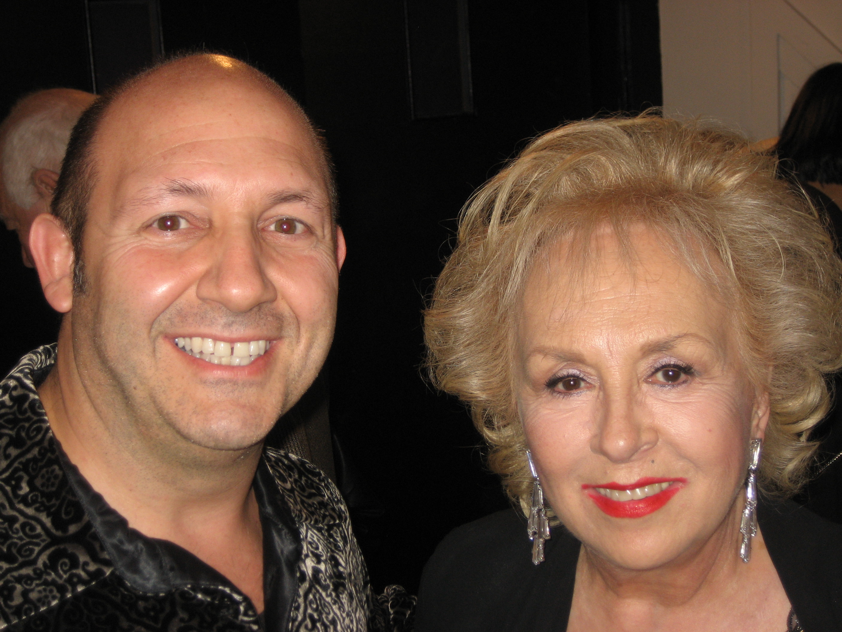 Picture with Doris Roberts at a tribute to her. She studied with Milton Katselas for years and I've had the pleasure to be a member in class with her. A real class act!
