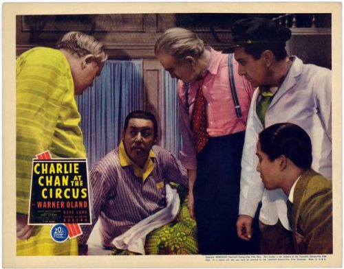 Francis Ford, Keye Luke, J. Carrol Naish and Warner Oland in Charlie Chan at the Circus (1936)