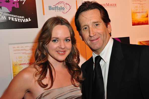 Century Plaza Hotel - Actor Danny Naten and Actress April Matson, stars of Black Russian, at Awards Ceremony for The Klara Wizel Story accepting Audience Choice Award for Best Documentary