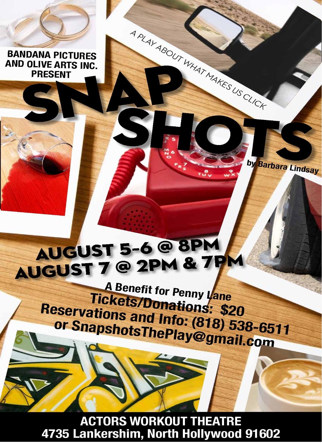 SNAPSHOTS a play Directed by Danny Naten