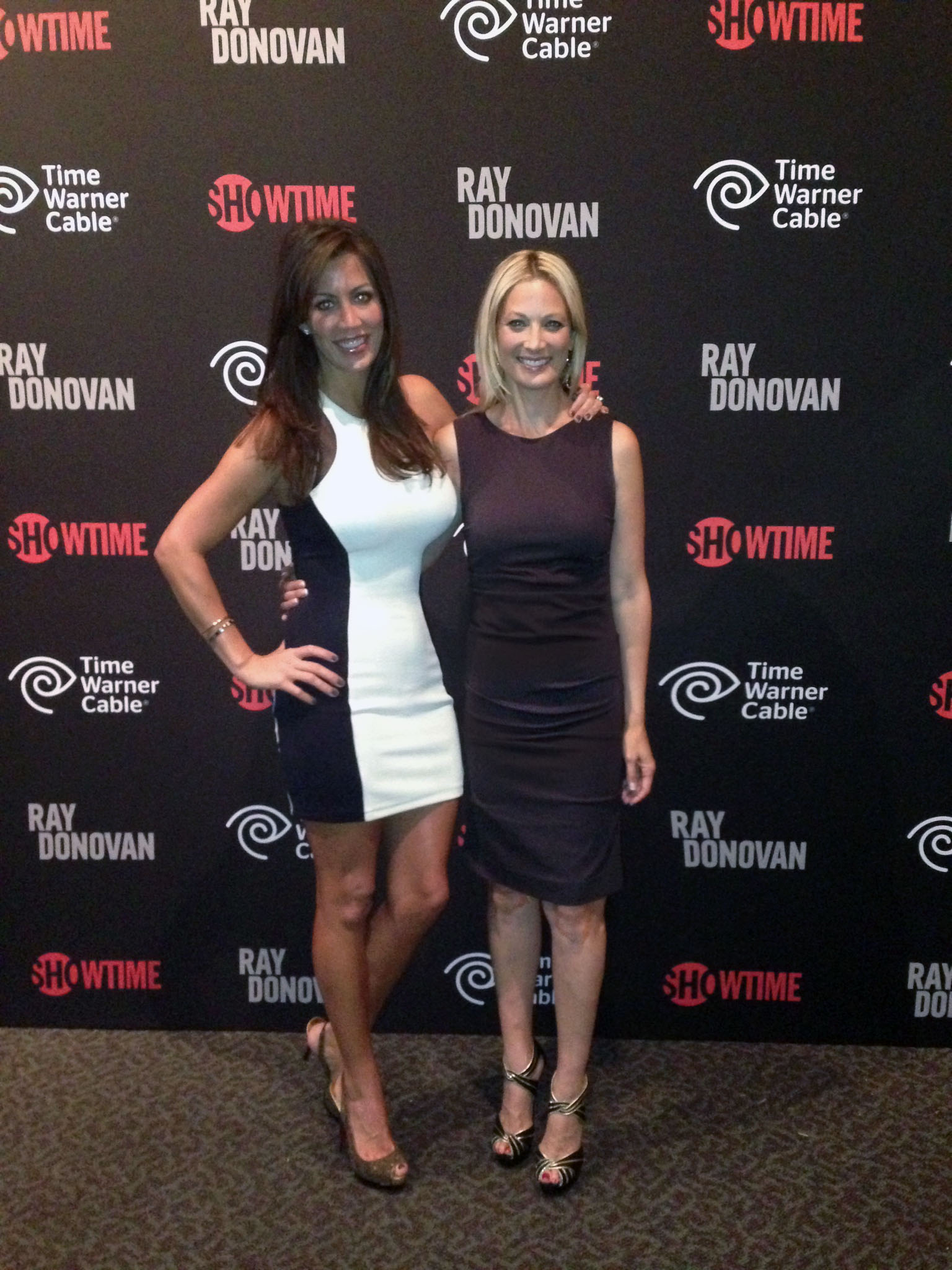 Blueyed Producer Jamee Natella with Actress Lyndsey Palumbo at Ray Donovan Premiere.