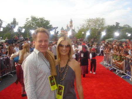 Blueyed Producer Jamee Natella and Crystal Sky's Steven Paul at the premiere of 