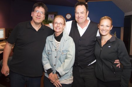 Blueyed Pictures Producer Jamee Natella with Dan Aykroyd, Bonnie Radford and Dan St. Pierre of 