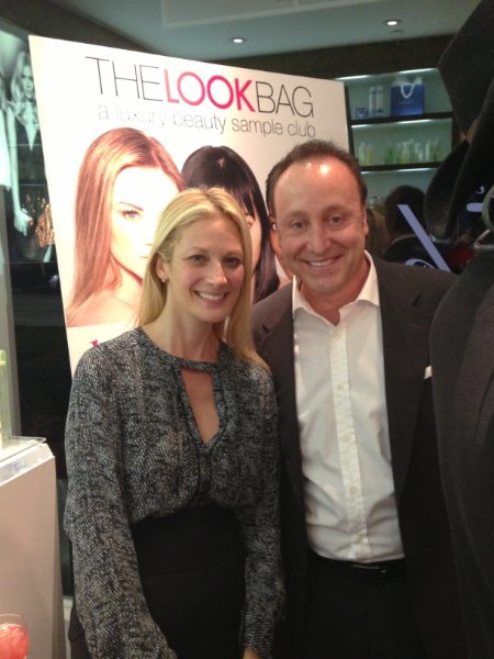 Blueyed Producer Jamee Natella & Alan Murvkah, founder of the The LOOK at Launch Party at Fredrick Fekkai.