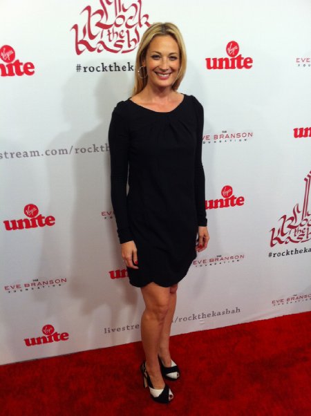 Jamee Natella on the red carpet at Virgin Unites 