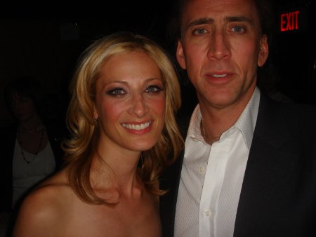 Jamee Natella and Nicolas Cage Ghost Rider after party in New York City.