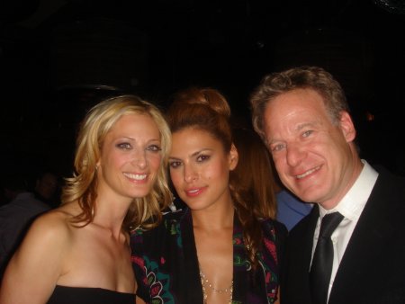 Blueyed Producer Jamee Natella, Eva Mendez and Steven Paul at Ghost Rider Premiere in New York City.
