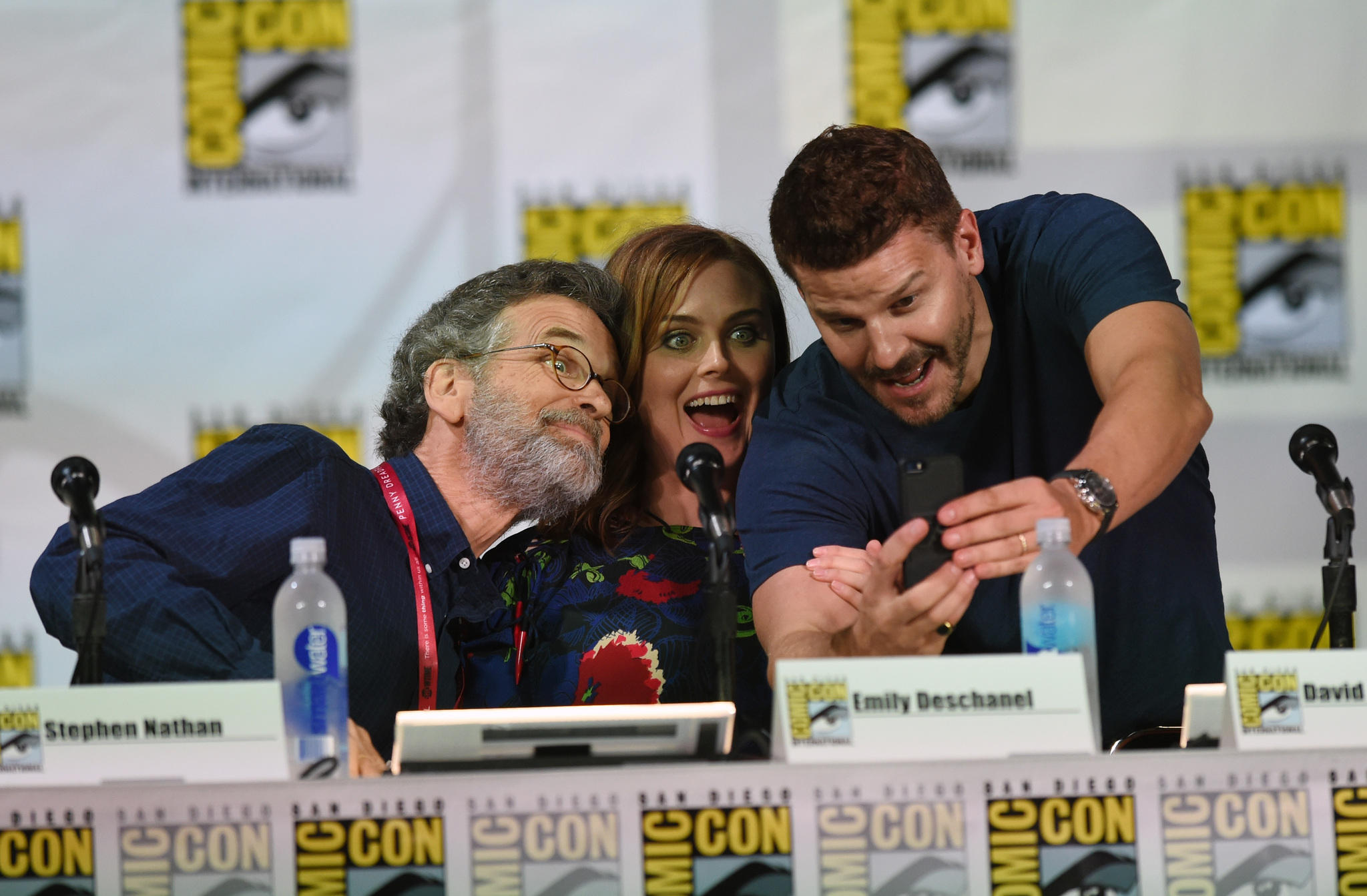 David Boreanaz, Emily Deschanel and Stephen Nathan at event of Kaulai (2005)