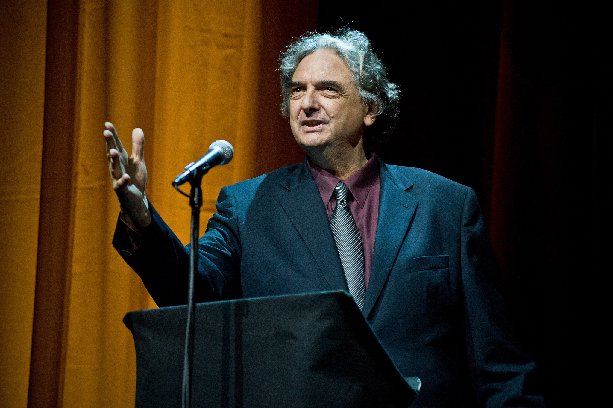 Director Gregory Nava attends the Roger Ebert Memorial Tribute at Chicago Theatre on April 11, 2013 in Chicago, Illinois.