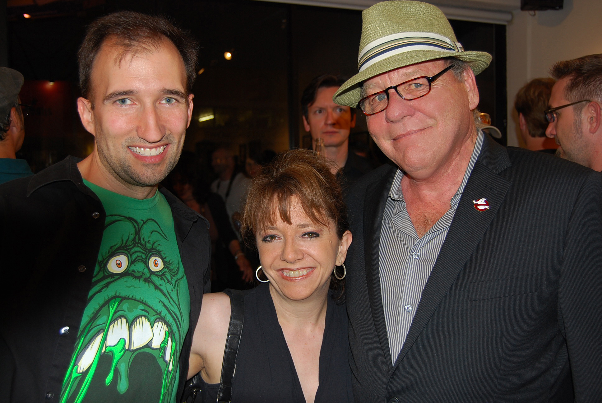 Me, Sean Spence and the producer of Ghostbusters 2, Michael Gross, at the 