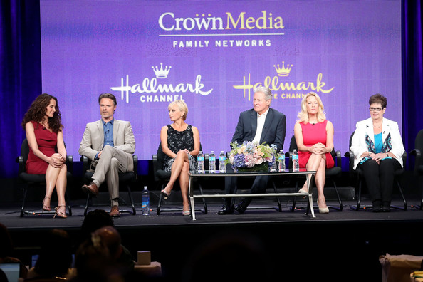 Andie MacDowell, Dylan Neal, Teryl Rothery, Bruce Boxleitner, Barbara Niven and Debbie Macomber at Summer TCA 2013