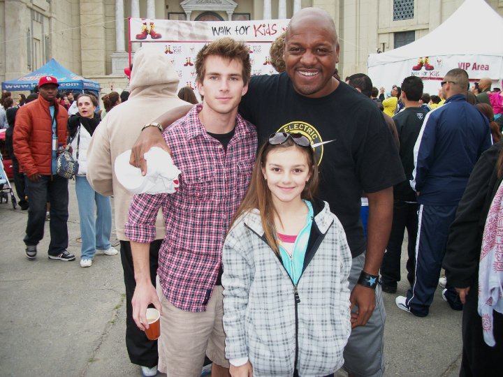 Tyler Neitzel, Joe Aviance, and Alexis Wilkins at a charity event in Burbank in 2010