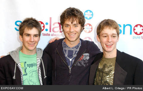 Tyler Neitzel, Jeremy Sumpter, and Blake Neitzel at an event in Beverly Hills in 2008