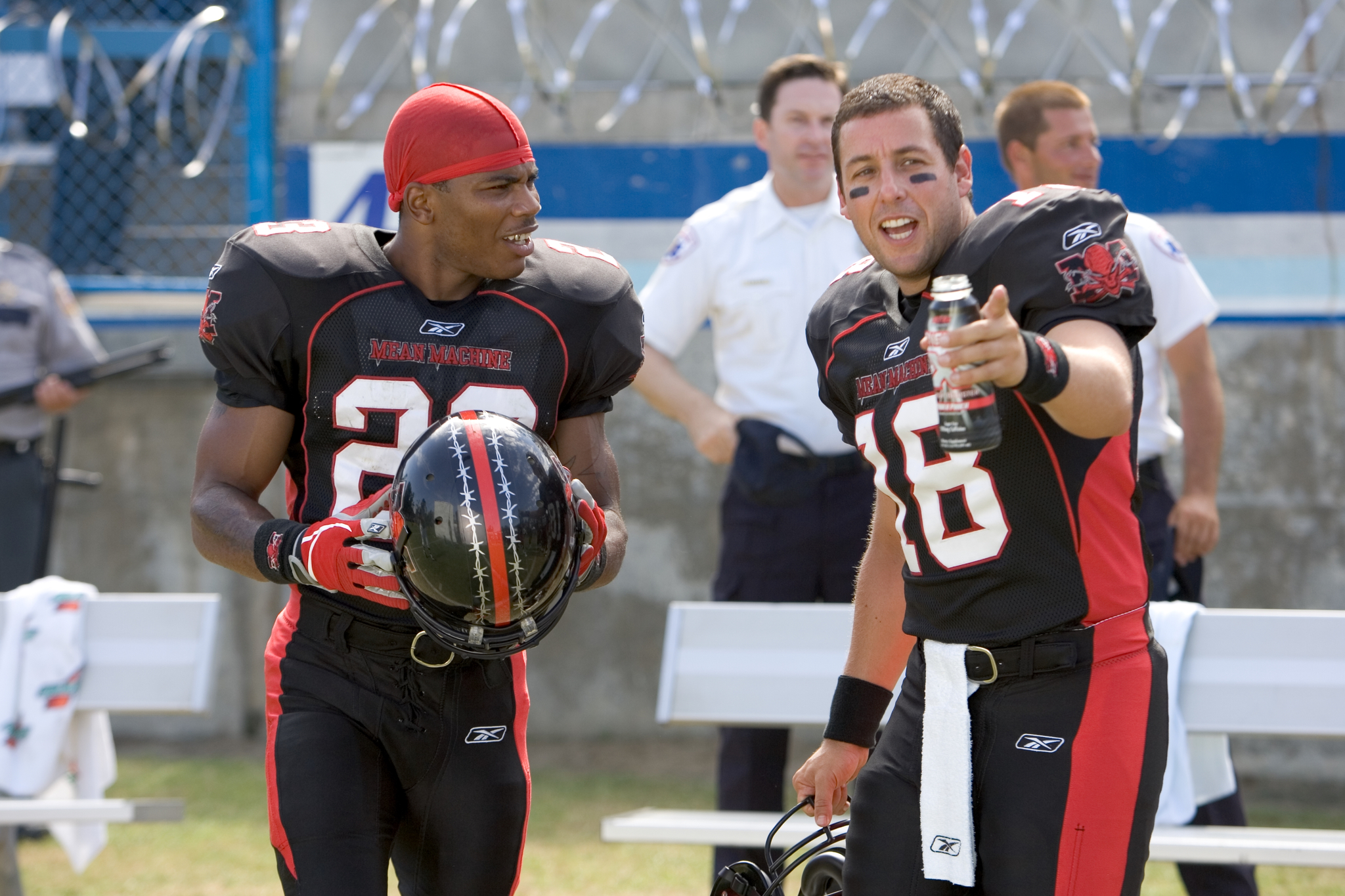 Still of Adam Sandler and Nelly in The Longest Yard (2005)