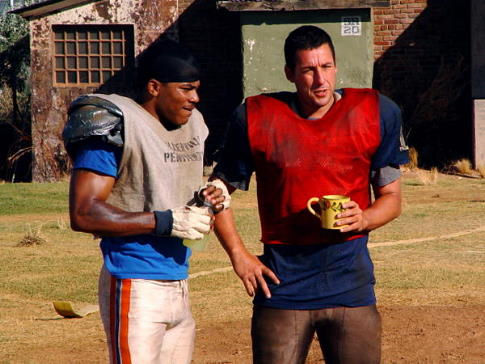 Still of Adam Sandler and Nelly in The Longest Yard (2005)