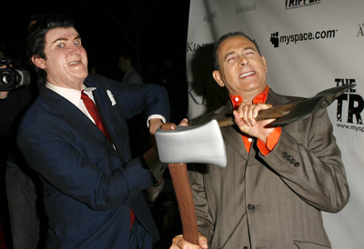Paul Reubens and Christopher Allen Nelson at event of The Tripper (2006)