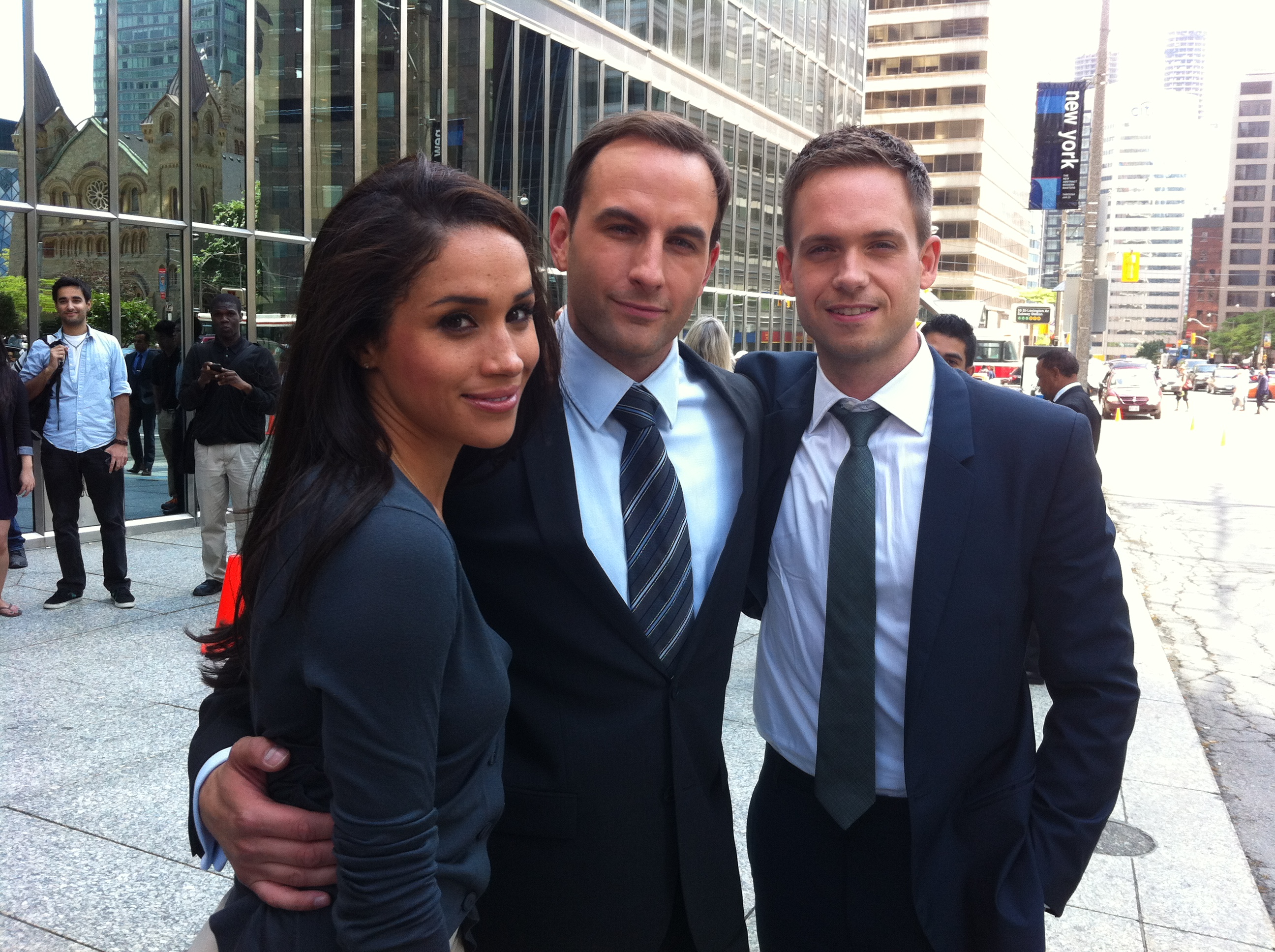 On location of USA Network's, SUITS