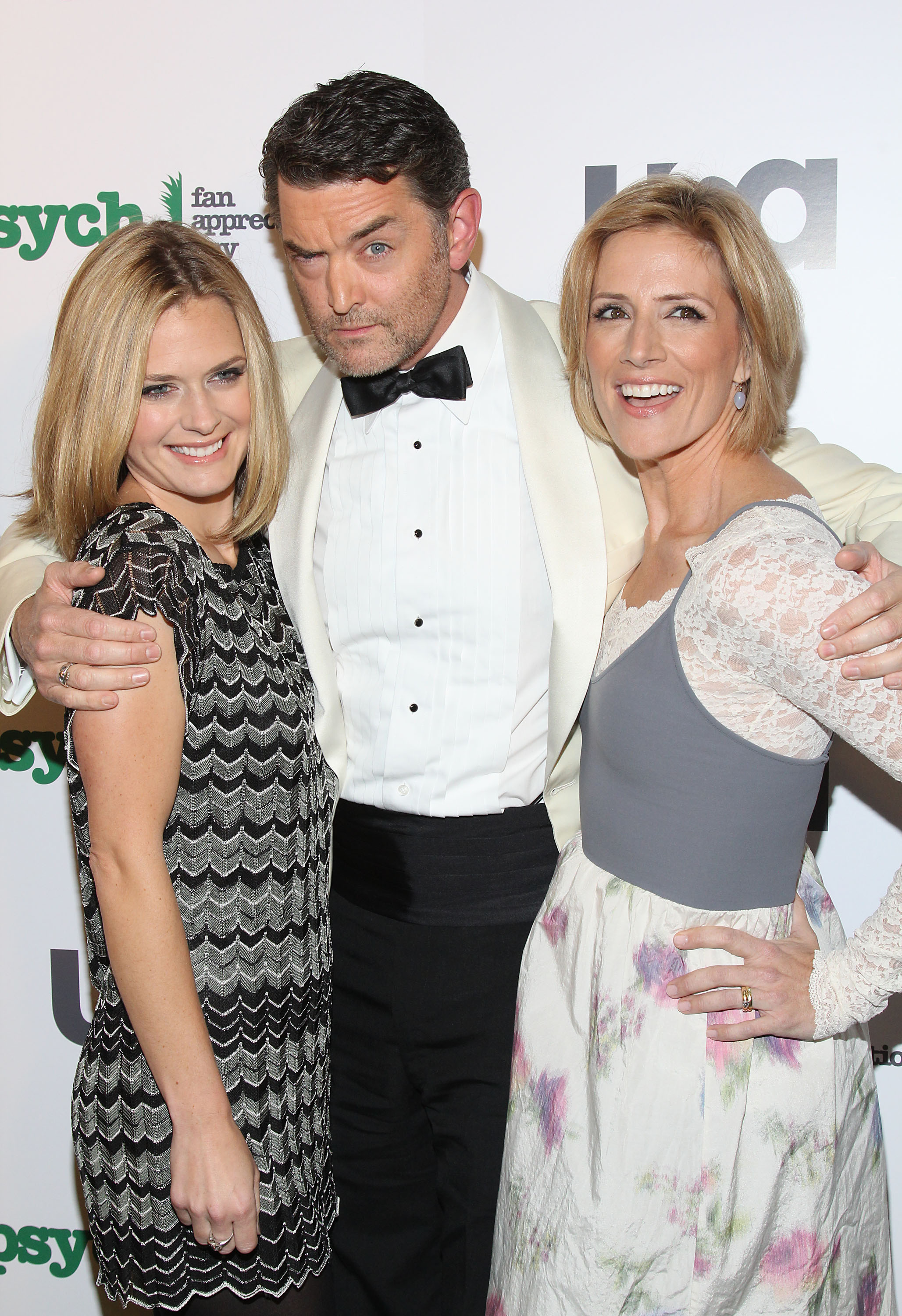NYC, NY - 06 Oct 2011 (L-R) Maggie Lawson, Timothy Omundson, Kirsten Nelson attend the PSYCH Season 6 premiere at the Ziegfeld Theatre in New York City