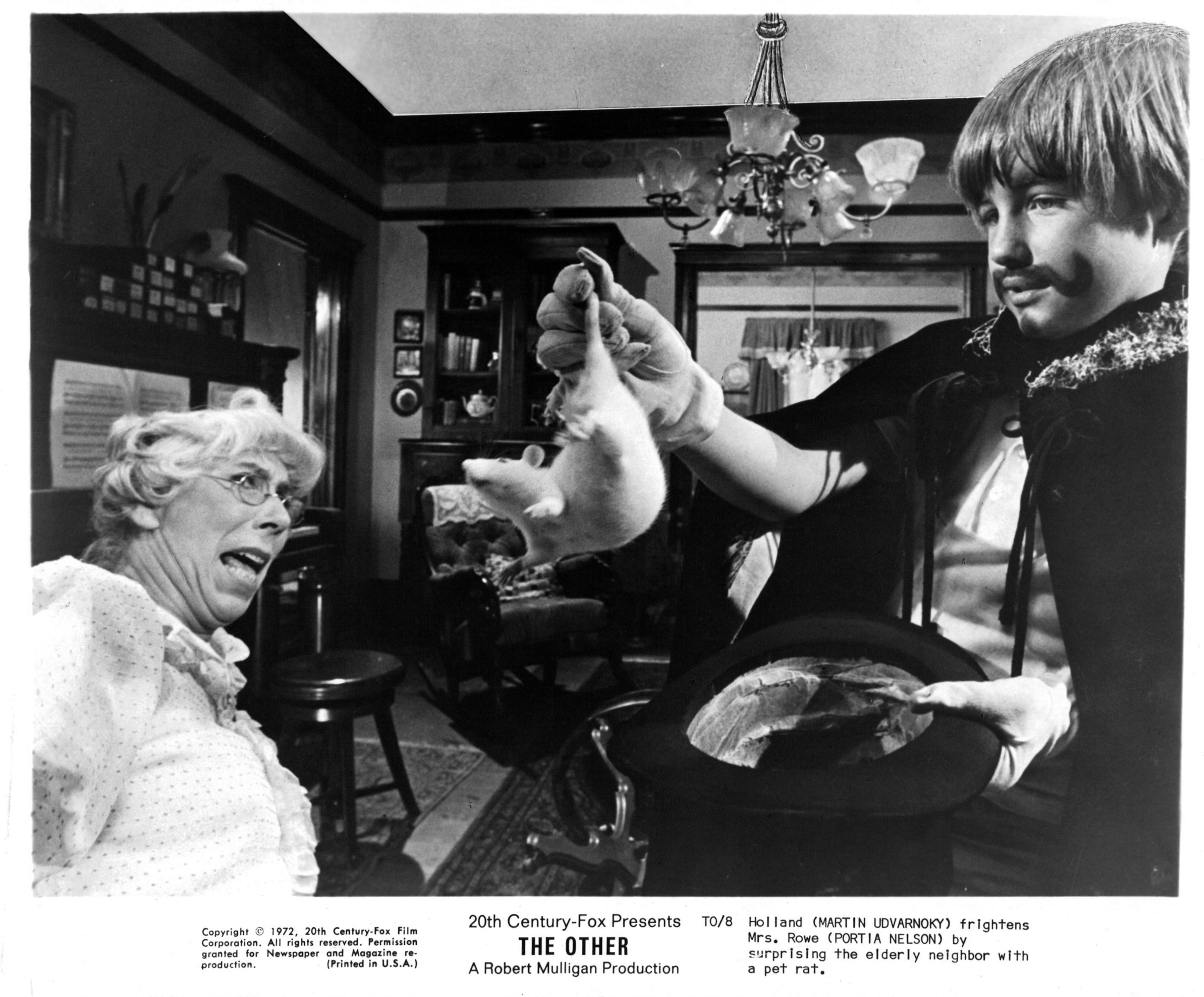 Still of Portia Nelson and Martin Udvarnoky in The Other (1972)