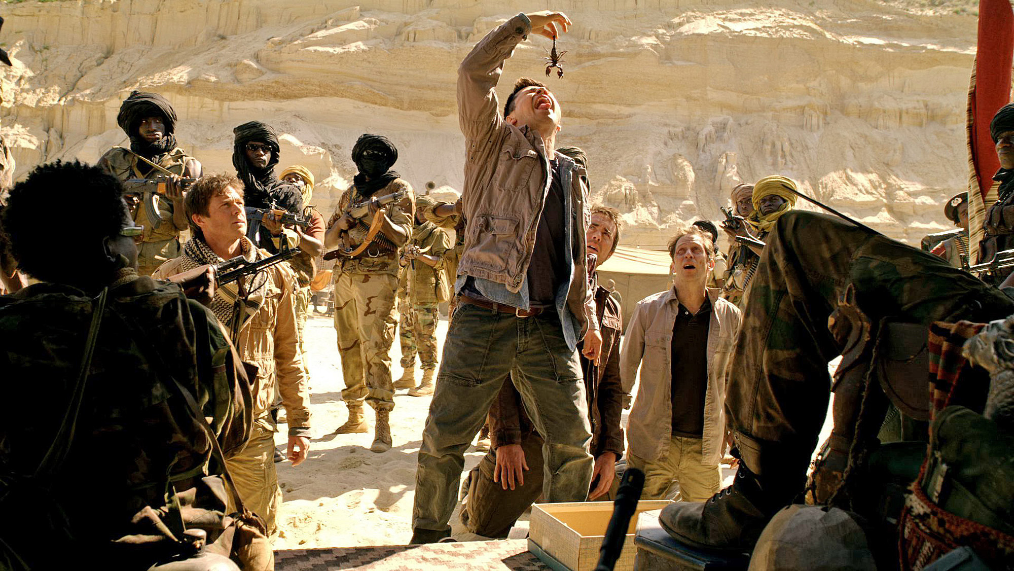 Still of Freddy Rodríguez, James Murray and Tim Blake Nelson in Chaos (2011)