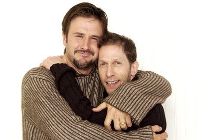 David Arquette and Tim Blake Nelson at event of A Foreign Affair (2003)