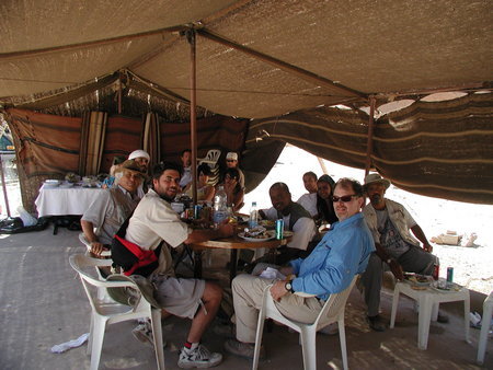 The Middle East crew in Petra, Jordan