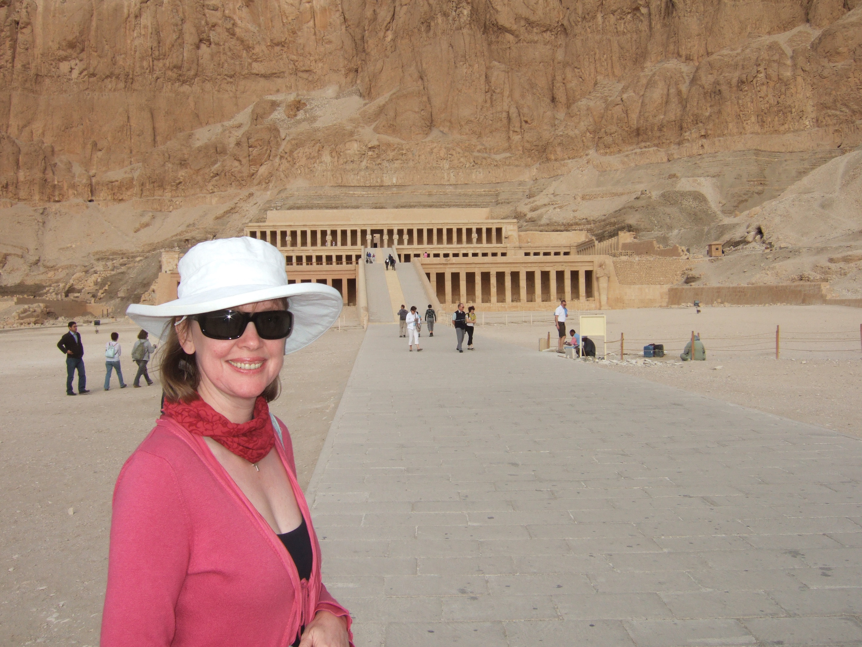 Writer Sophie Neville in Egypt